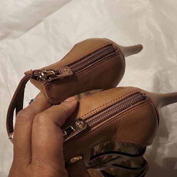 Antonio Melani shoes, used  Farrah Strappy Leather Heels ,Size 7M - Picture 8 of 11